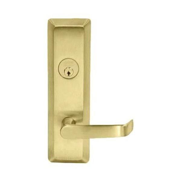 Corbin Russwin Newport Lever, Storeroom, 605 Bright Brass, LHR N959ET-605-LHR